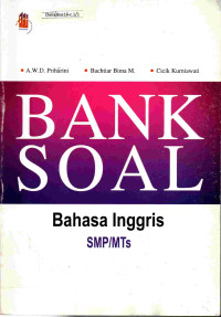 Bank Soal Bahasa Inggris SMP/MTs