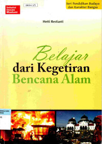 Image of Belajar dari kegetiran Bencana Alam