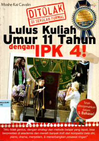 Image of Lulus Kuliah Umur 11 Tahun dengan IPK 4!